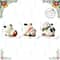 Glitzhome® Lighted Ceramic Snowman Table Décor Set
